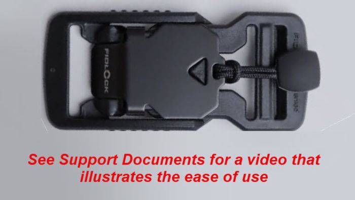 Therafin-36097-Hip Belt, 1.5" TheraFit Dual Pull, Magnetic Proximity Buckle, 9.25 x 2.25 Pads w/ Clips