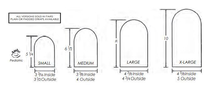 Therafin-Shoeholder with Plain Straps, with Magnetic Proximity Buckle-Pair