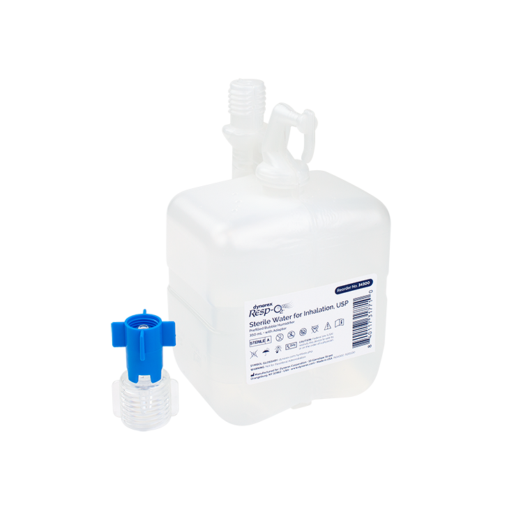 Dynarex Prefilled Sterile Water Bubble Humidifier, 350mL,