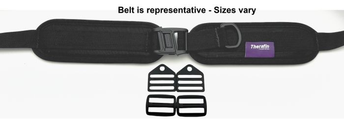 Therafin-36092-Hip Belt, 1.5" TheraFit Single Pull, Magnetic Proximity Slide Buckle, 9.25 x 2.25 Pads w/ Clips
