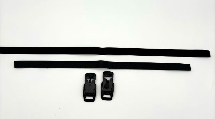 Therafin-Replacement Molded Shoe Holder Straps, Proximity Buckle using Hook-n-Loop Straps