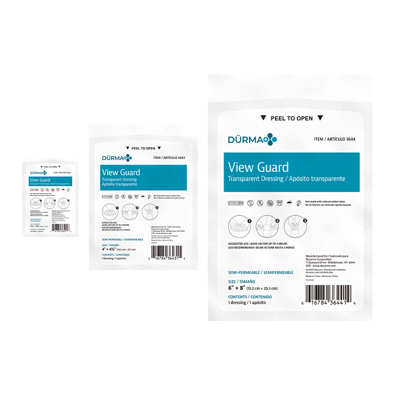 Dynarex View Guard Transparent Dressings - Sterile