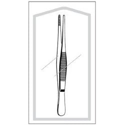 Sklar-96-2568 Dressing Forceps Serr 5" Sterl, 50/cs