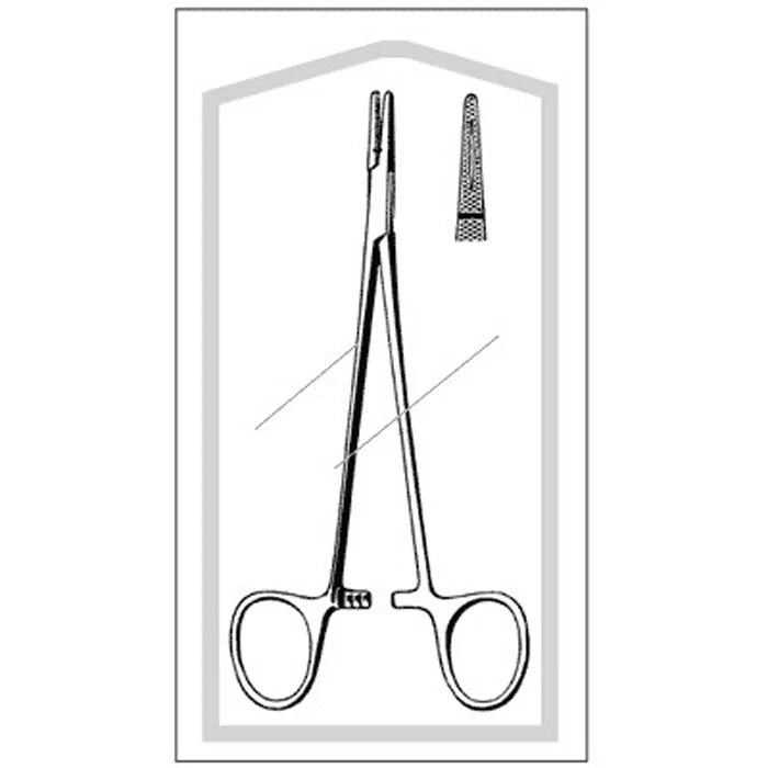 Sklar-96-2590 Econo Sterile Crile-Wood Needle Holder - 6", Serrated, Disposable, 50/cs