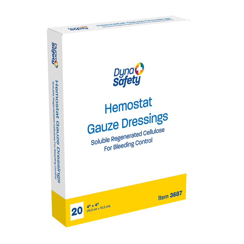Dynarex-3687 Hemostat Gauze Dressing 4" x 4" (10/20/cs)