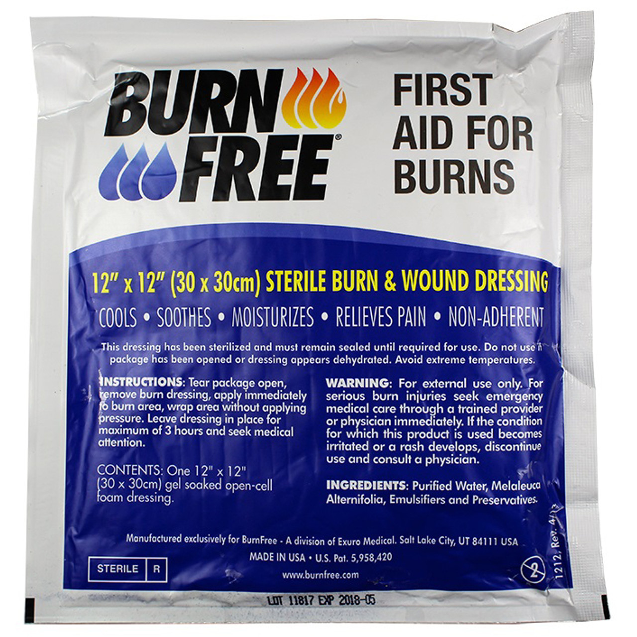 Safeguard Medical-IBK-05.00.000 Burnfree Industrial Burn Kt (5 Kts/Case)