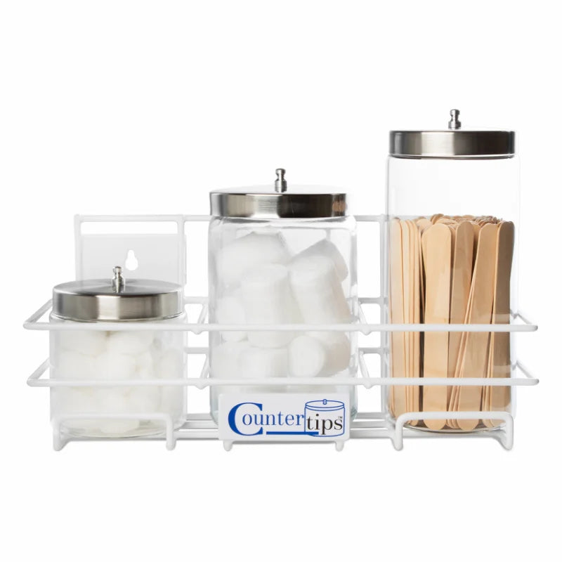 Dukal Corporation-4023 Dressing Jar Rack, Holds 3 Jars ( 1 EA)