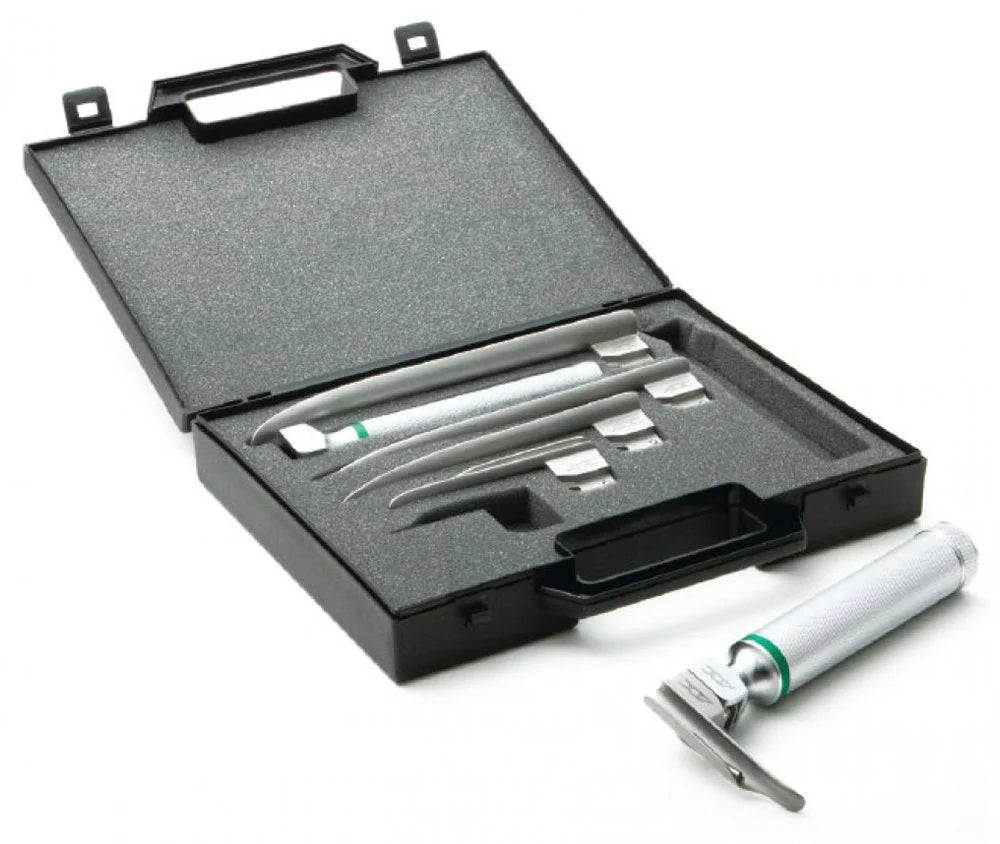 ADC Satin Fiber Optic Laryngoscope Set