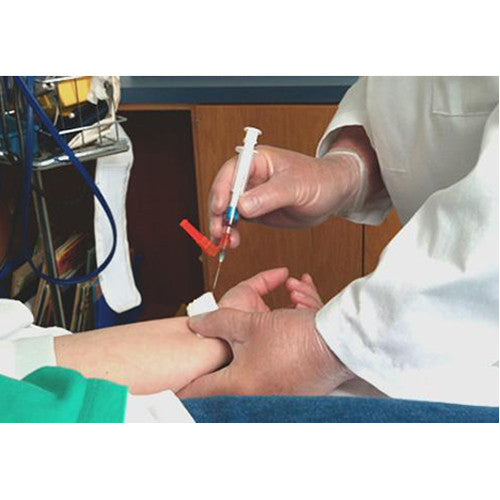 ICU Medical-4084P-1 Pulsator® Syringe, Dry Heparin, 3ml, Luer Lok, Filter-Pro®, 23G x 1" Preattached Needle, 22G x 1½" Secondary Needle, Accessory Kit, Tyvek® Packaging, 100/cs (US Only)