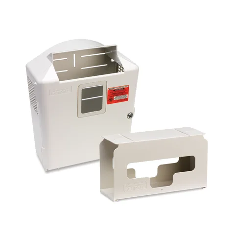 Marketlab Lockable Wall Enclosures with Glove Dispenser