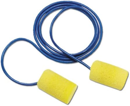 3M-311-1101 E-A-R Classic Earplug, Corded, 29 Decibel, Yellow, 200ct, 10cs