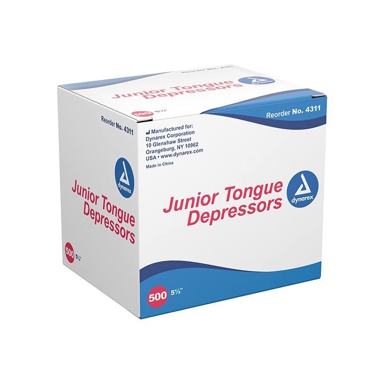 Dynarex Tongue Depressors Wood - Non-Sterile & Sterile