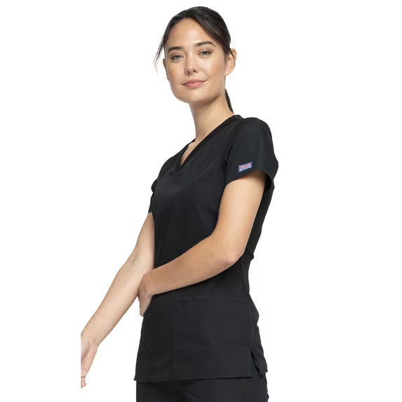 Cherokee Medical WW Originals Women's Knit V-Neck Solid Scrub Top