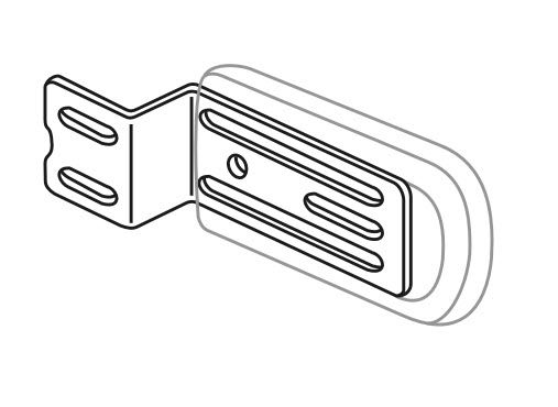 Therafin Bracket, Inner Mount, 1" Offset LTS Flat Pad Brkt