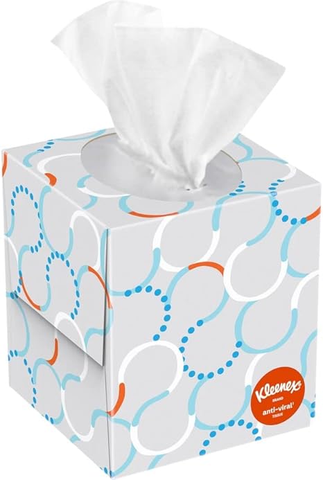 Kimberly-Clark-54505 Kleenex® Anti-Viral Facial Tissues – 3-Ply | 55 Sheets/Box | 27 Boxes/Case