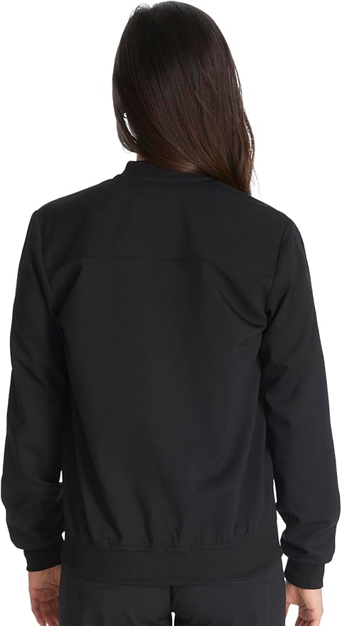 Balance by Dickies Women's Zip Front Solid Scrub Jacket