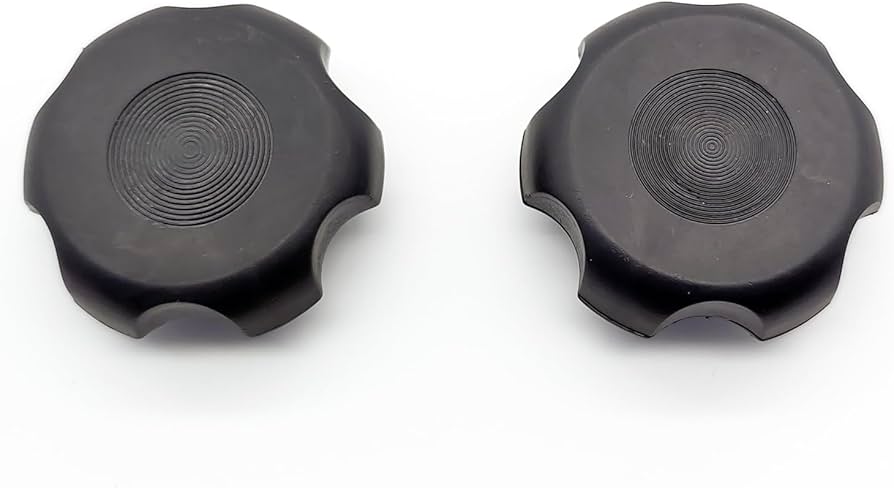 Dynarex-RPWC23-RSBK Reclining Wheelchair Spreader Bar Knob Black, 1 EA
