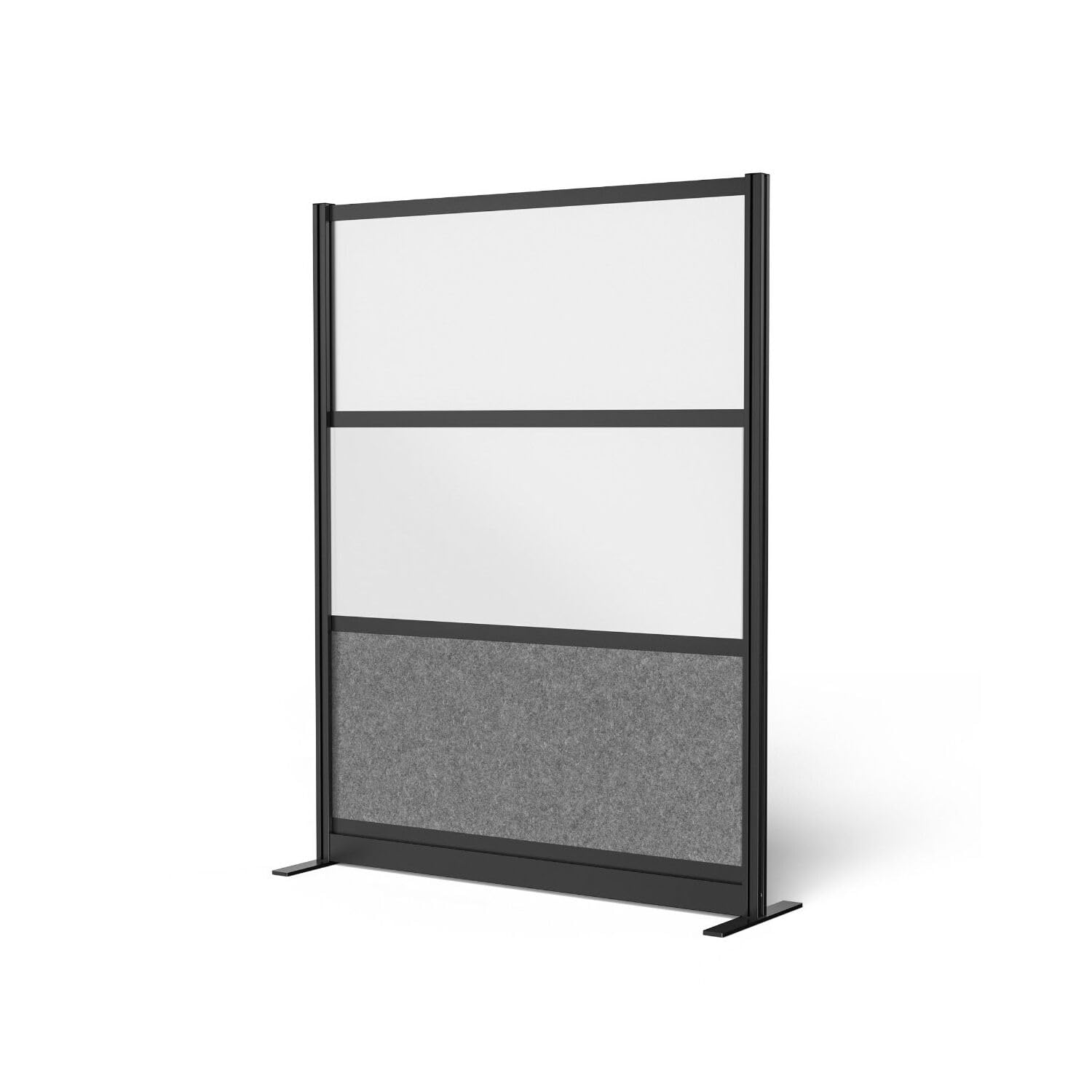 Luxor Modular Wall Room Divider System- 53" x 70" Starter Wall - Wide Paneling