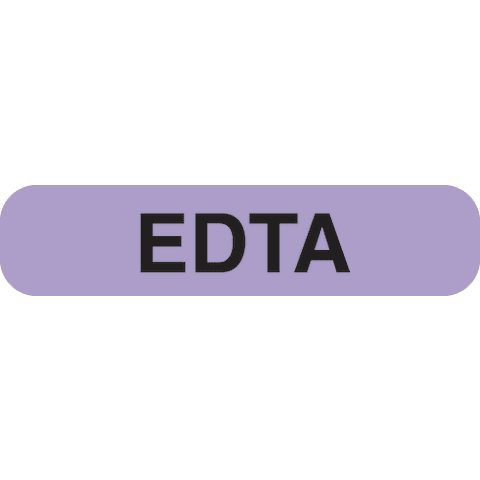 Marketlab-52567 Heme/Coag Labels, EDTA, 1000/pk
