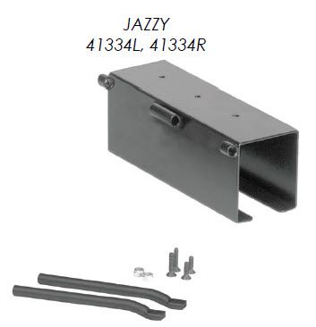 Therafin-Half Tray Bracket, Steel Channel for Jazzy, Flip-Away