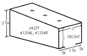 Therafin-Half Tray Bracket, Steel Channel for Jazzy, Flip-Away