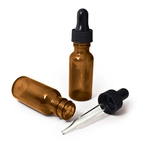 Marketlab-54116-AMB Amber Dropper Bottle, 0.5oz, 12/pk