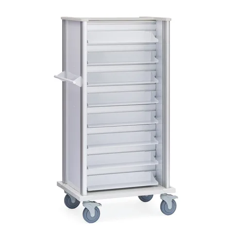 Marketlab-54343 Open Suture Cart • 30.625"W x 21.125"D x 57.625"H, 1/ea