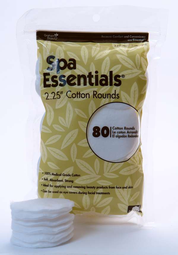 Graham Medical-55493 Cotton Rounds, 2.25in (80/pk, 50 pk/cs)