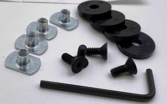 Therafin-32211-Hardware Kit for Tube Armrest Bracket, 1/4"