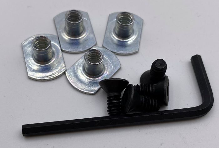 Therafin-32204-Hardware Kit for U Slides, 3/8"