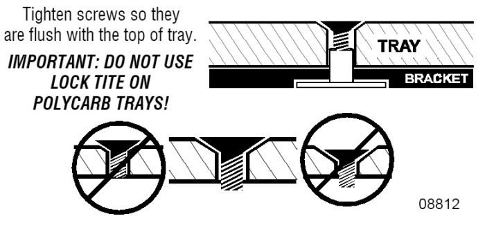 Therafin-32204-Hardware Kit for U Slides, 3/8"