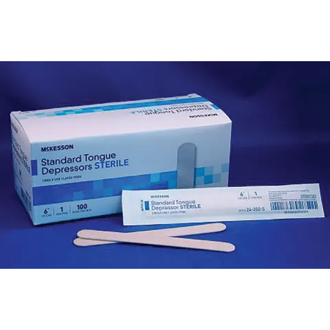 Hopkins Medical/Marketlab-573676 Sterile Tongue Depressors 100/PK, 1/ea