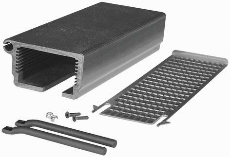 Therafin-Half Tray, Clear 3/8", Standard w/ Adj Height Bracket & Rim