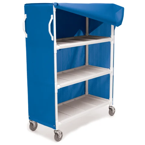 Marketlab Wide 3-Shelf PVC Linen Cart