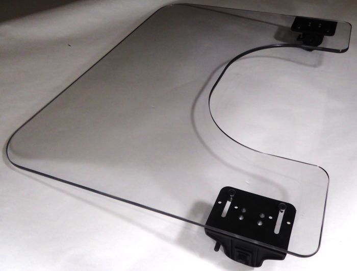 Therafin Wheelchair Table Tray, Clear Finish, 25.5 x 22, 15x9 BC