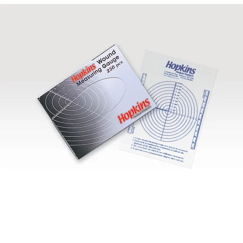 Hopkins Medical/Marketlab-610835 Transparent Wound Measuring Guide 250PK, 1/ea