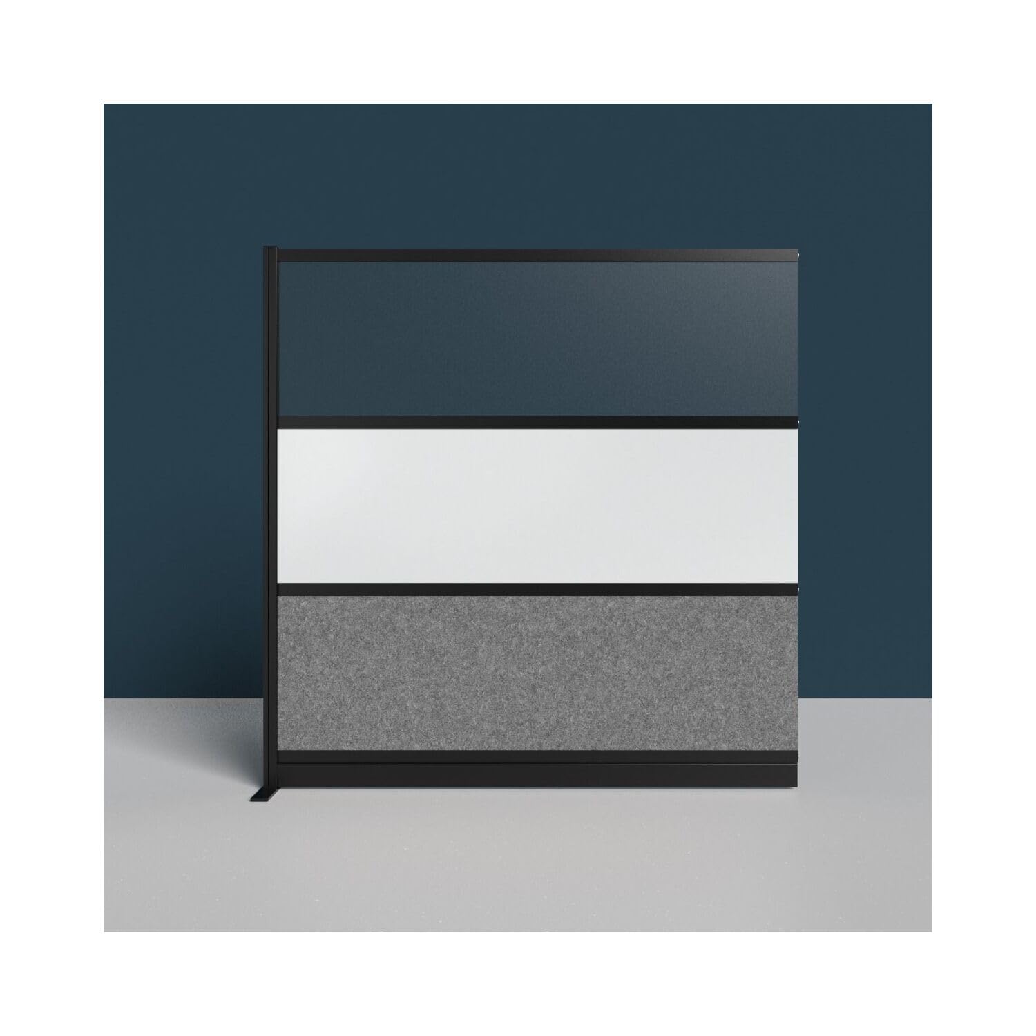 Luxor Modular Wall Room Divider System- 53" x 70" Starter Wall - Wide Paneling
