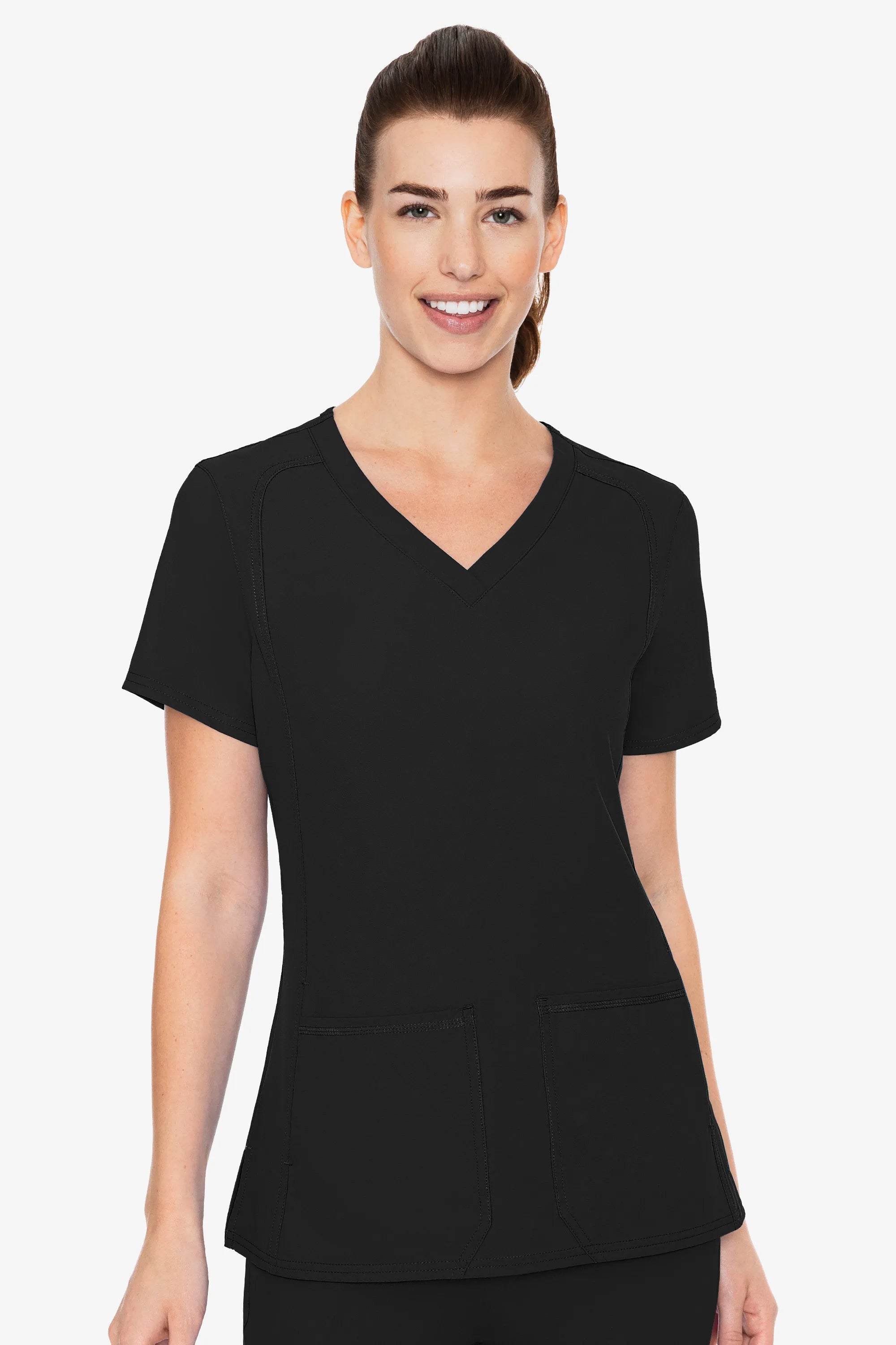 Med Couture Women's Insight Side Pocket Top