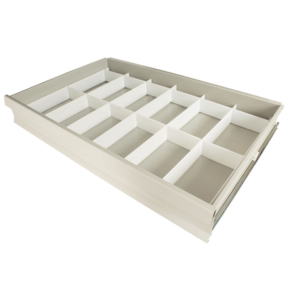 Harloff-680545W Multi-Dose Drawer Divider Set, 30" Universal Line 3.25" Drawers, 12 Openings (1 EA)