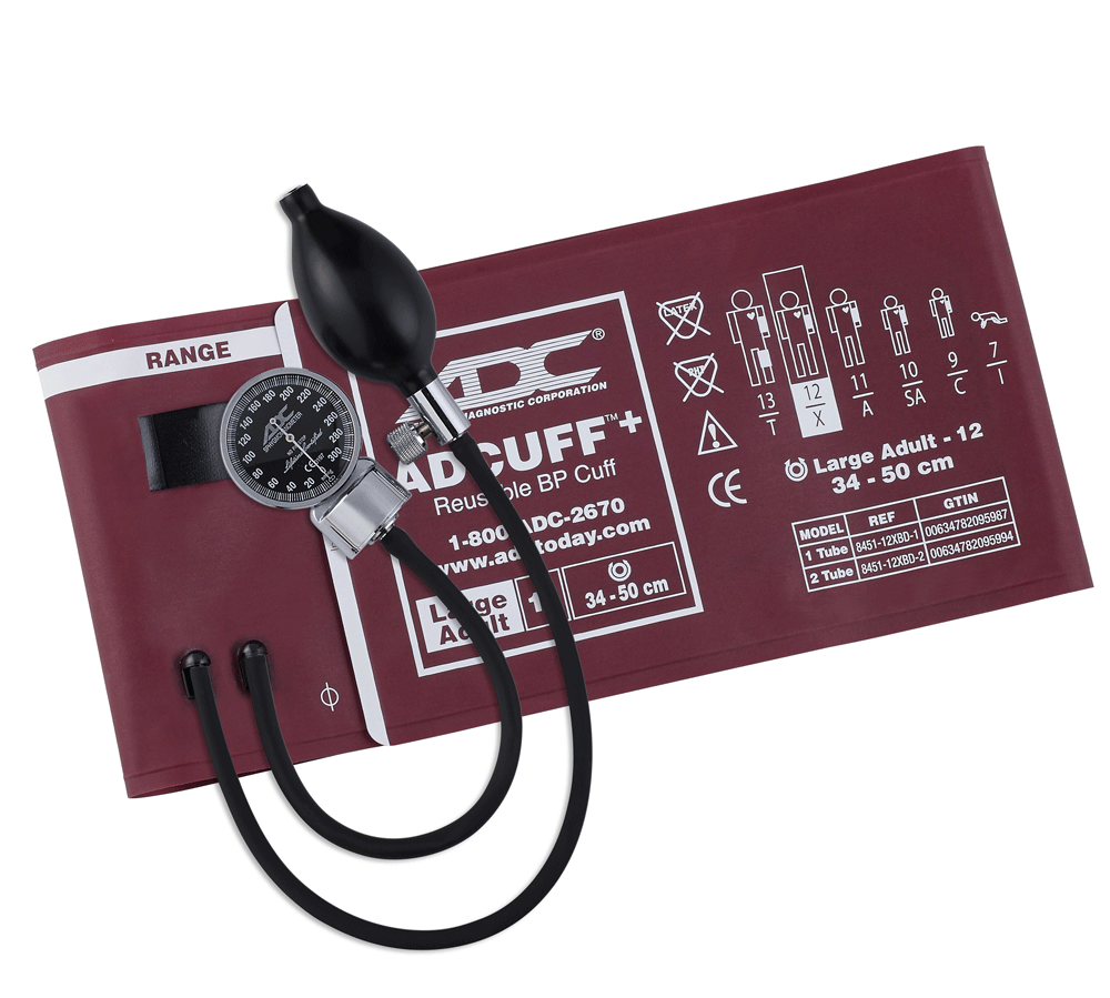 ADC Diagnostix 700 Pocket Aneroid Sphygmomanometer - Large Adult