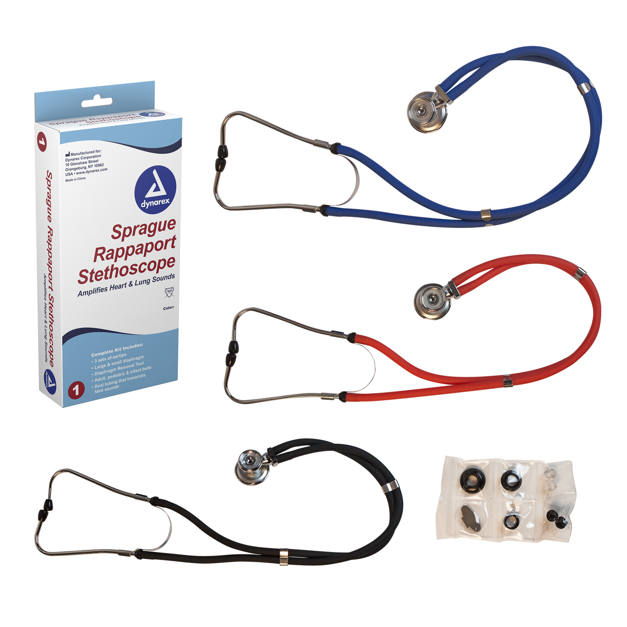 Dynarex Single, Dual & Sprague Stethoscopes