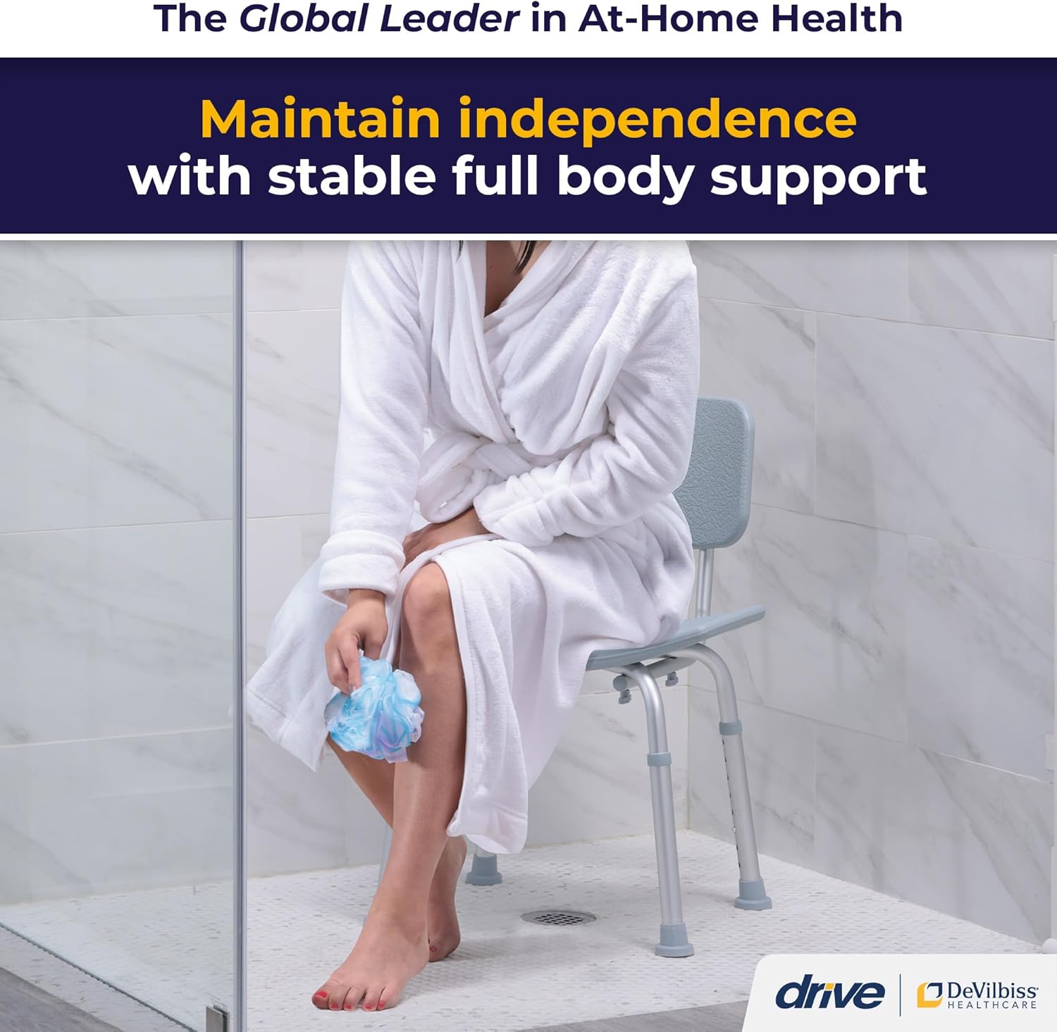 Dynarex-RPSC-02ETT Padded Tub Transfer Bench Extension Leg with Suction Rubber Gray, 1