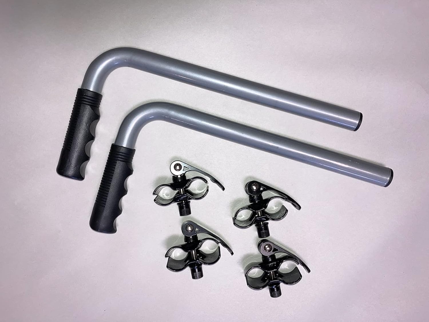 Dynarex-RPWC29-PPH DynaRide Pediatric Wheelchair Push Handle Black, (1 Pair)