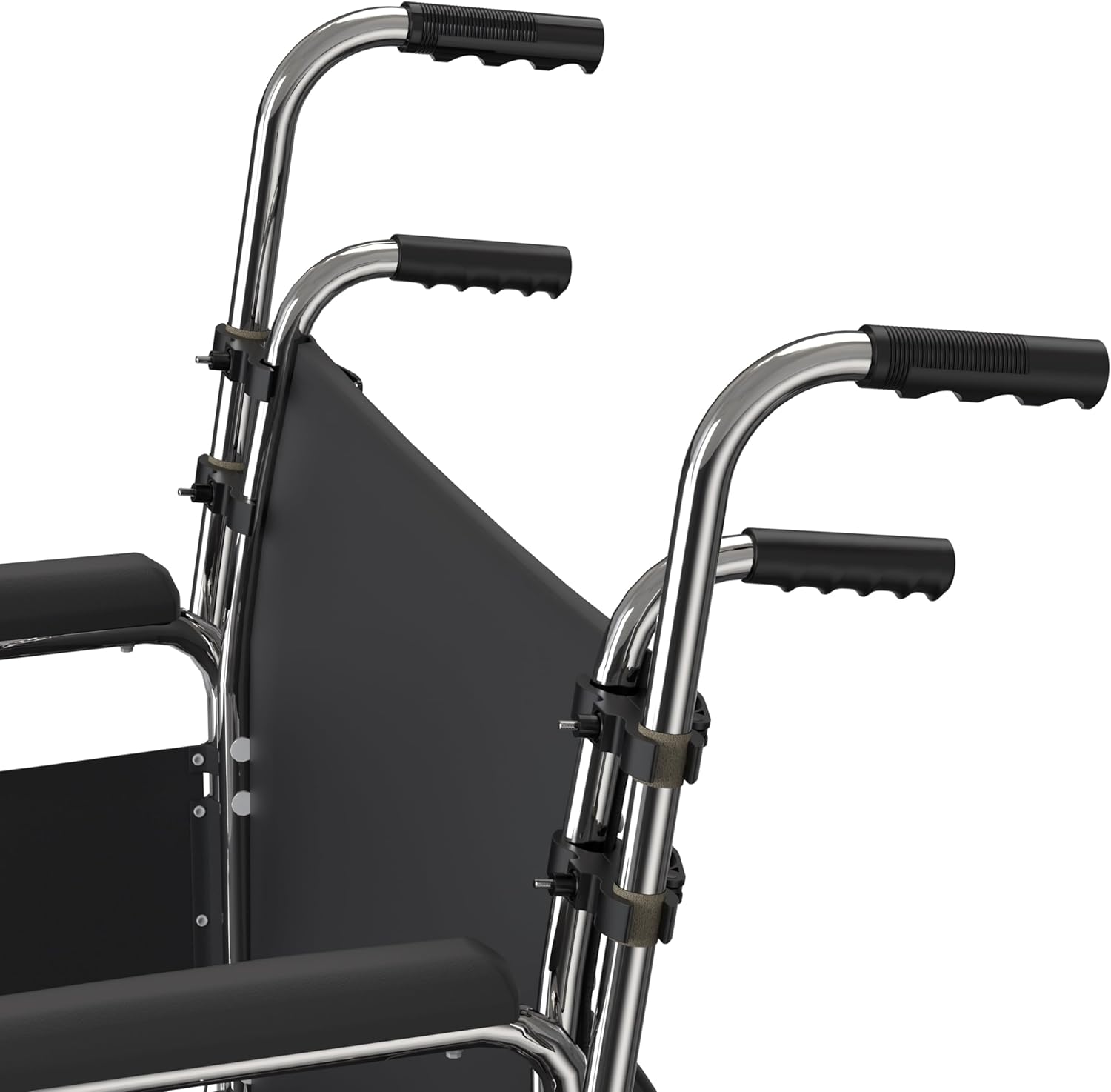 Dynarex-RPWC29-PPH DynaRide Pediatric Wheelchair Push Handle 1 Ea., Black