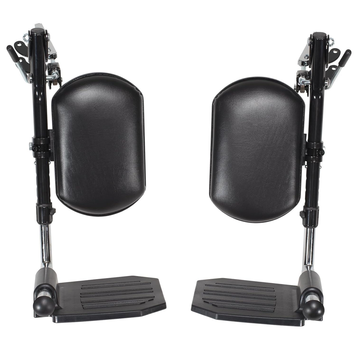 Dynarex-RPWC24-80ELR Wheelchair Elevated Leg Rest 1 Pr., Black