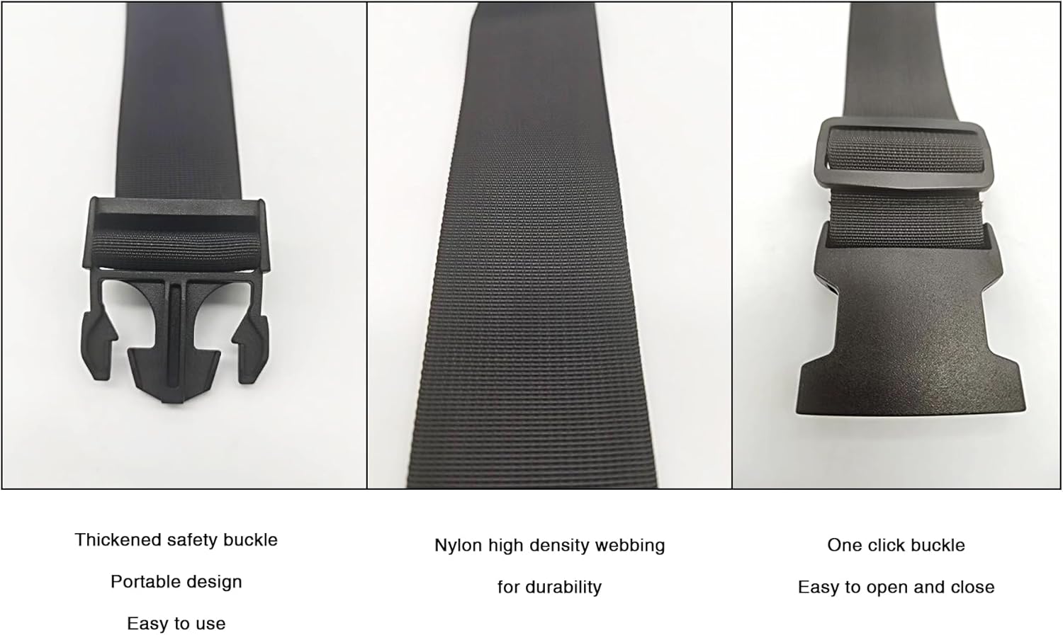 Dynarex-RPWC28 PSB DynaRide Pediatric Wheelchair Safety Belt 1 Ea., Black