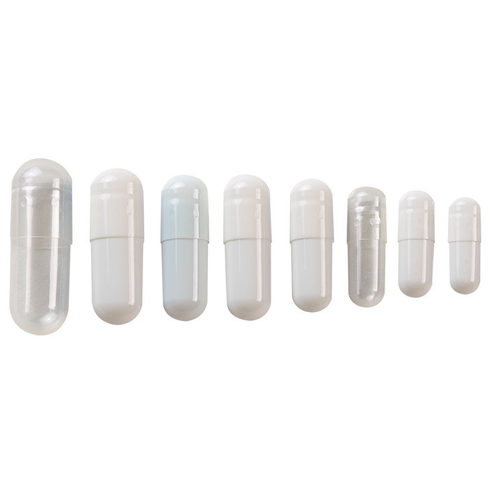 Apothecary Products-16035 Empty Gel Capsule Size 000, Clear