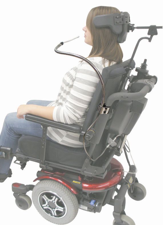 Therafin-32648-Sip-N-Puff, 24" Stationary System for 1" frame