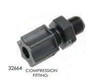 Therafin-32664-Sip-N-Puff Compression Fitting, Straight