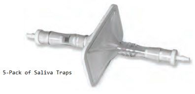 Therafin-32661-Sip-N-Puff Saliva Trap, 5 Pack